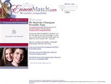 Tablet Screenshot of enneamatch.com